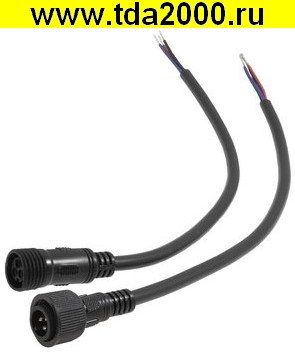 Разъём Герметичный 3pin BP«3 L=40 D=19mm 3х0.3mm2