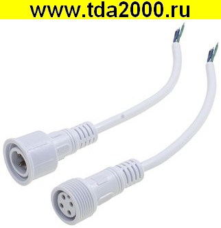 75261.jpg Разъём Герметичный 4pin WP L=40 D=21.5mm 4х0.3mm2,4P-L — изображение 1