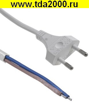 Шнур 220в Y007/CEE7/16 1.8m 2x0.5 WR