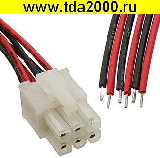 Межплатный кабель питания MF-2x3F wire 0,3m AWG20
