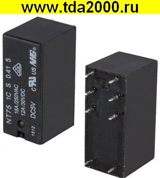 Реле NT75-1-C-S-16-DC5V-0.41-5.0