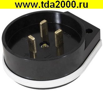 76934.jpg Разъём 220в ВШ 2P+PE 250В черная — изображение 1