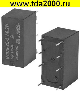 Реле JRC-19F-2C-5VDC-0.2