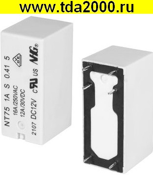 Реле NT75-A-S-16-DC12V-0.41-5.0