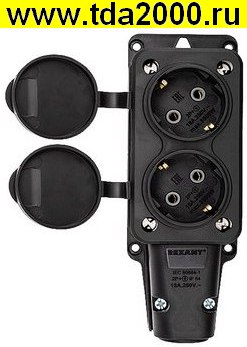 111-112 Розетка штепсельная двухм.