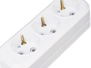 Разъём 11-8704 Колодка 3 гнезда с зазем.