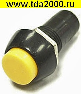 Кнопочный PBS-11B off-(on) желтый переключатель