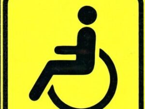 Информационный знак Инвалид 150х150