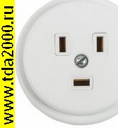 11-8520 Розетка РШ 40А 250В 2Р+РЕ