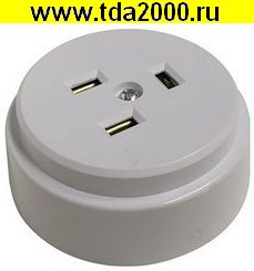 11-8984 Розетка РШ32А 250В 2Р+РЕ(Б)