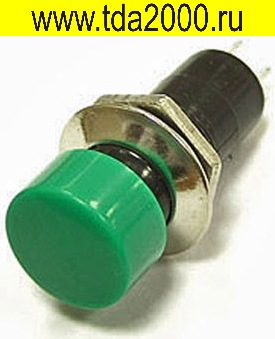 Кнопочный PBS-16B off-(on) зеленый переключатель