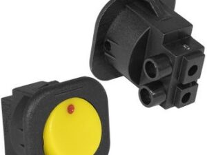 Клавишный переключатель RS-101-7C on-off желтый