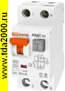 Брейкер АВДТ 32 C25 30мА