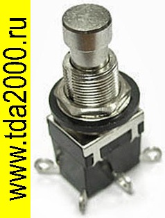 Кнопочный PBS-24-202 ON-ON металл переключатель