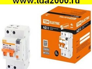 Брейкер АД12 2P C63 300мА 4.5кА тип АС 3мод