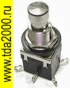 Кнопочный PBS-24-212 on-(on) металл переключатель