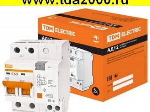 Брейкер АД12 2Р 63А 100мА