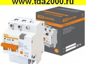 Брейкер АД-2 2Р C32 30мА 4.5кА тип АС