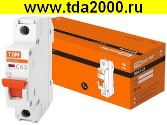 Брейкер ВА47-29 1Р 63А 4.5кА х-ка С