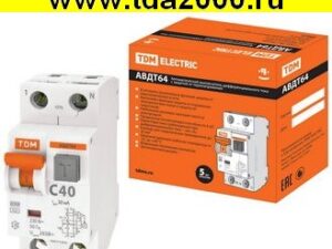 Брейкер АВДТ 64 2Р(1Р+N)C40 30мА А защ.265В