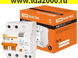Брейкер АД12 2Р 40А 30мА
