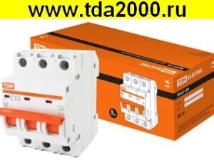 Брейкер ВА47-29 3Р 32А 4.5кА х-ка С