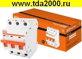 77487.jpg Брейкер ВА47-29 3Р 40А 4.5кА х-ка D — изображение 1