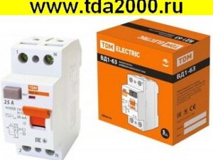 Брейкер ВД1-63 2Р 25А 30мА