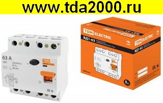 Брейкер ВД1-63 4Р 63А 30мА