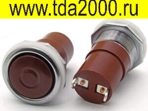 Кнопочный К2-2 ф20 красный (аналог) переключатель