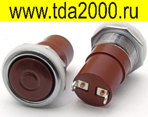 Кнопочный К2-2 ф20 красный (аналог) переключатель