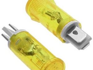 Лампа неоновая в корпусе MDX-14 yellow 220V