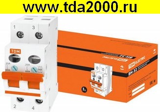 77707.jpg Выключатель нагрузки ВН-32 2P 25A — изображение 1