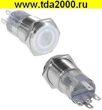 Кнопка антивандальная LAS2GQF-11ZET/w/N on-on