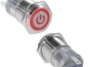 Кнопка антивандальная LAS2GQF-11ET/R/N on-(on)