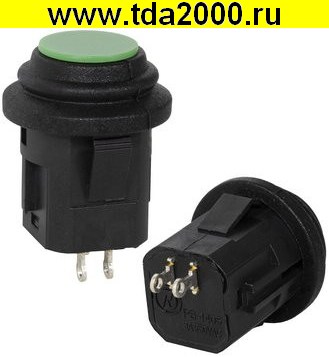 Кнопочный SB570-G IP65 on-off ф14mm переключатель