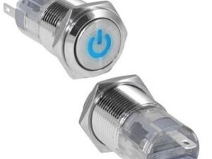 Кнопка антивандальная LAS2GQF-11DT/B/N on-(on)