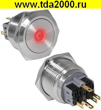 Кнопка антивандальная GQ28-11ZD/R/N on-off+off-on