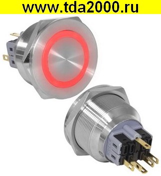 Кнопка антивандальная GQ30PF-11E/R/N on-(off)+off-(on)