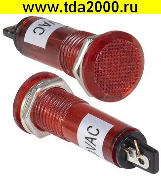 Лампа неоновая в корпусе N-806-R 220V
