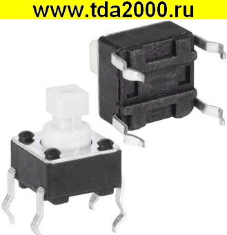 78161.jpg Кнопка Тактовые KAN0611-0731W 6x6x7.3 mm тактовая — изображение 1