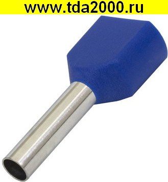 Разъём Наконечник на кабель DTE02513 blue (2.9x13mm)
