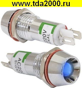 Светодиод в корпусе L-616-B 220v (10mm)