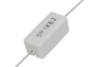 Резистор 1,6 ком 5вт SQP,PRW SQP5 выводной