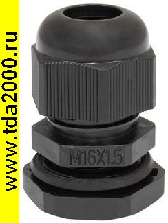 Кабельный ввод M(G)16 (4-7) Черный