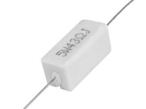 Резистор 43 ом 5вт SQP,PRW SQP5 выводной