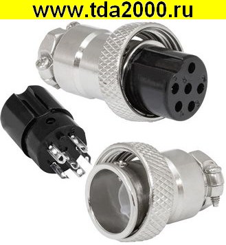 79214.jpg Разъём Цилиндрический малогабаритный GX16M-6A — изображение 1