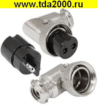 Разъём Цилиндрический малогабаритный GX16M-2AA
