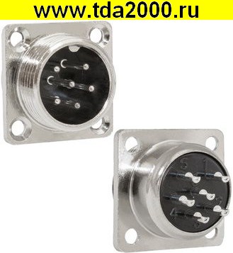 79238.jpg Разъём Цилиндрический малогабаритный GX16M-6F — изображение 1