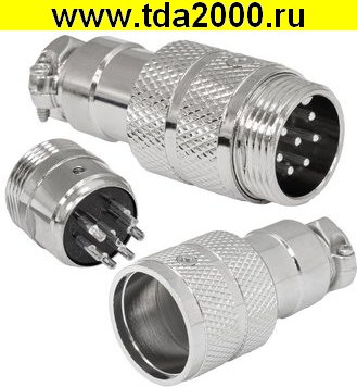 79239.jpg Разъём Цилиндрический малогабаритный GX16M-7 — изображение 1